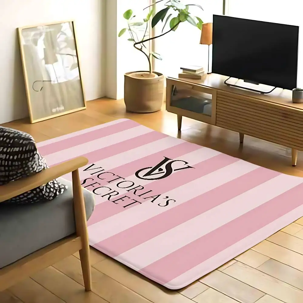 V-Vics-torias S-Sec-rets – tapis de sol en flanelle imprimé graphique, paillasson pour salle de bain, cuisine, entrée, décoration de la maison
