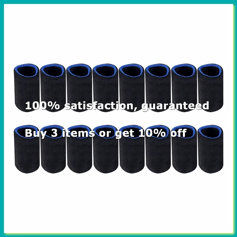 18-Pin Carbon Fiber Finger Sleeves For Mobile Games Screen Finger Sleeves(16 Pcs)-DTD2