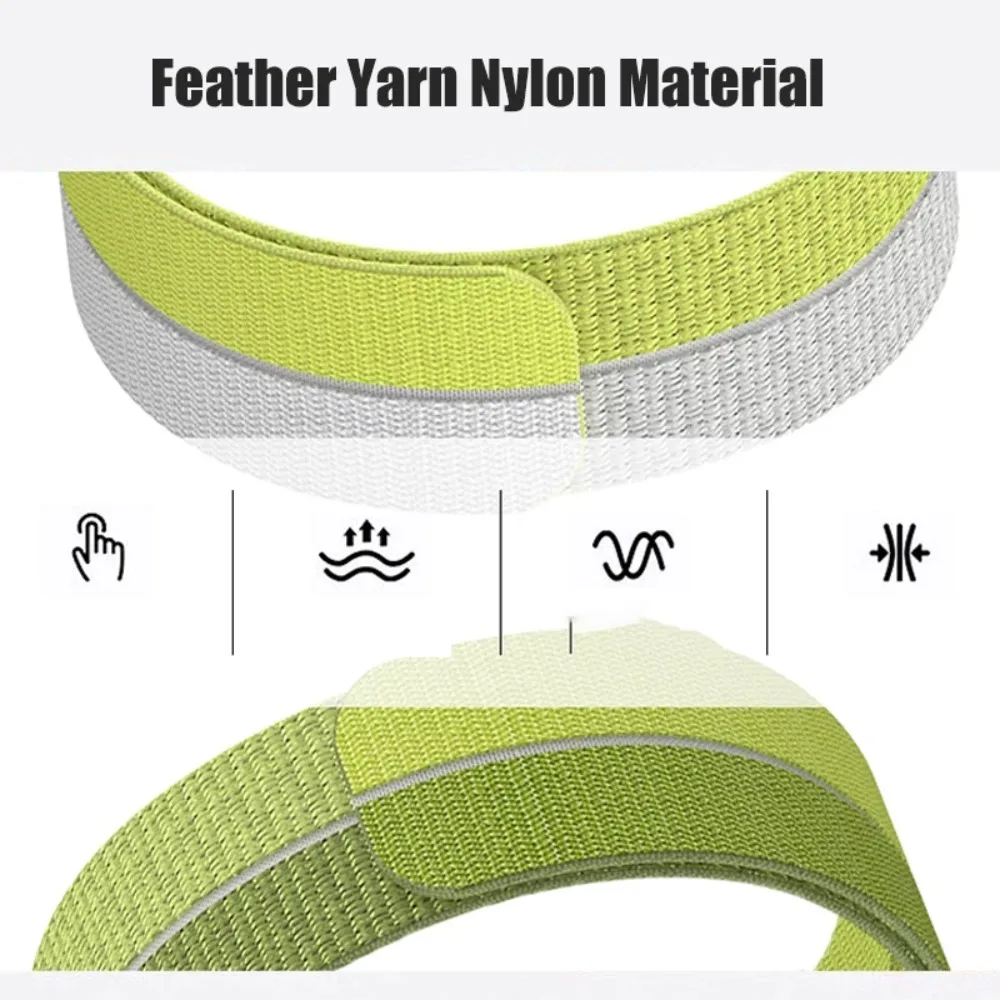 Nylon Loop Band for Apple Watch Ultra 3 2 49mm Strap Series 11 10 46mm 42mm Wristband iWatch 9 8 7 6 5 4 SE 45mm 41mm 40mm 44mm