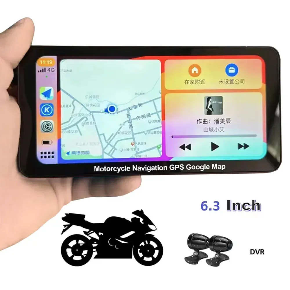 2024 Newest Low Price Motorcycle Navigation With Android Ios App Locating Gps Navigation Smart 4G Dual Frequency Gps Navigator