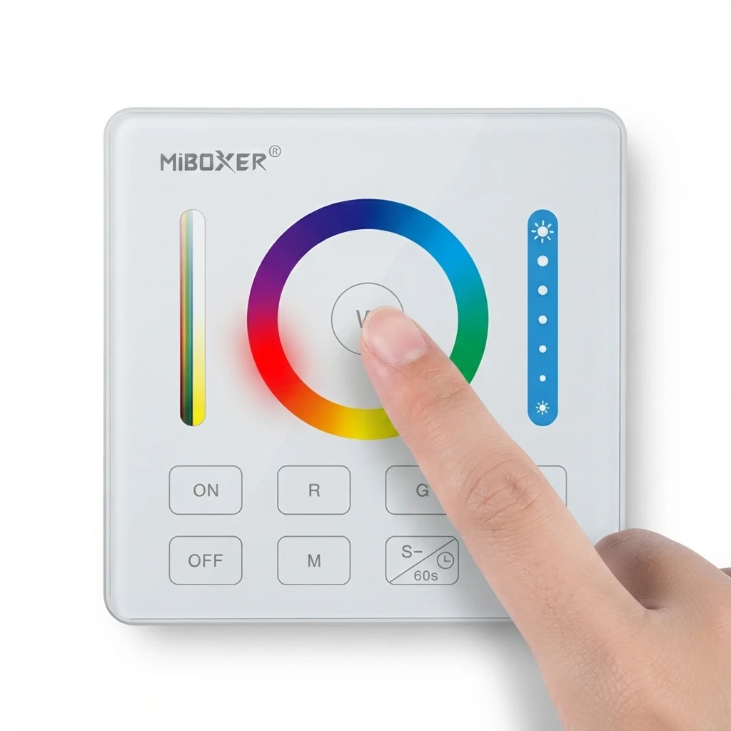 Miboxer FUT037W+ B0 B3 B4 3In1 WiFi+2.4GHzRF Tuya Smart Voice Control Controller for Color RGB RGBW RGBCCT Led Strip light