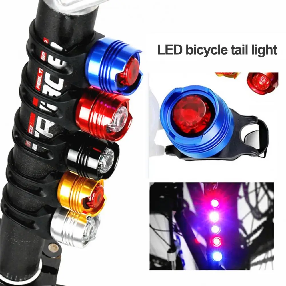 Bicycle Taillight High Brightness Waterproof Multiple Lighting Modes Simple Installation Bike Safety Warning Tail Light