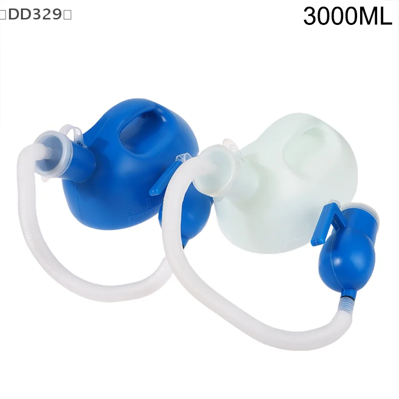 〔DD329〕3000ml Elderly Portable Outdoor Travel Pee Toilet Tools Urinal Container With Lid Car Use Urine Bottle Urinal Funnel