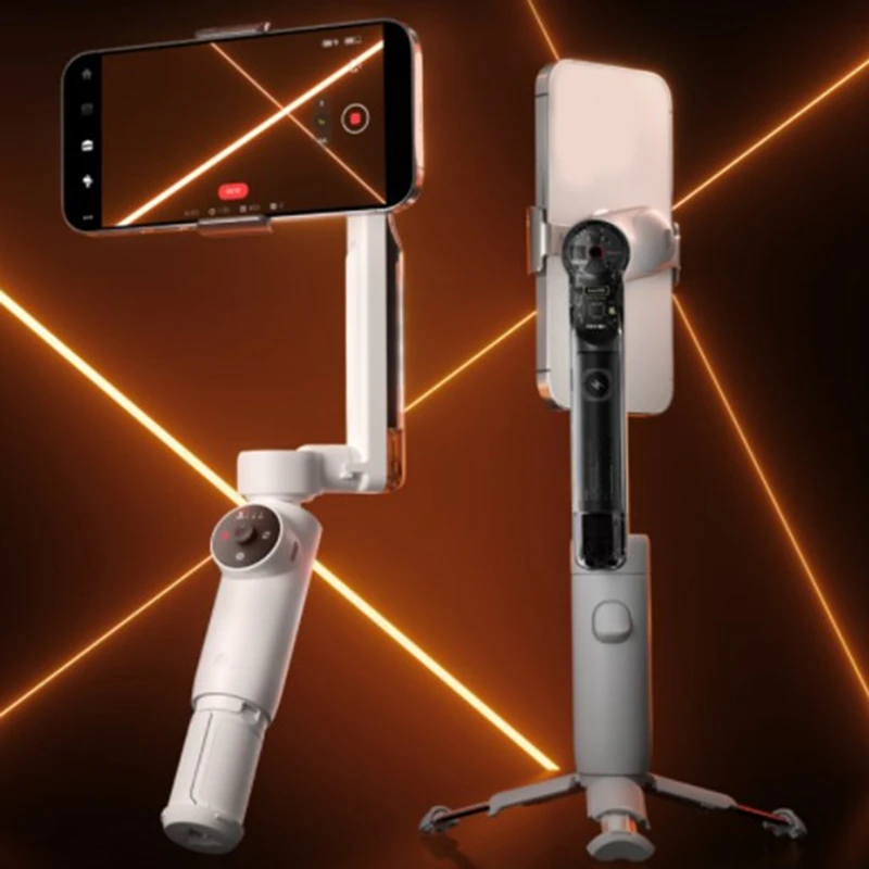 For Insta360 Flow AI-Powered Stabilizer Auto Tracking Phone Gimbal 3-Axis Stabilization Built-In Selfie Stick Tripod