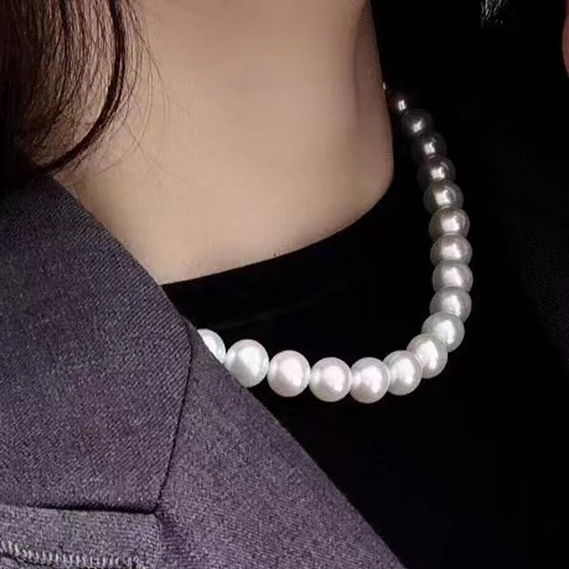 

Classic Choker Freshwater Cultured Pearl Necklace In White 8-9Mm Diameter AAA Quality [ Luxury Jewelry ]