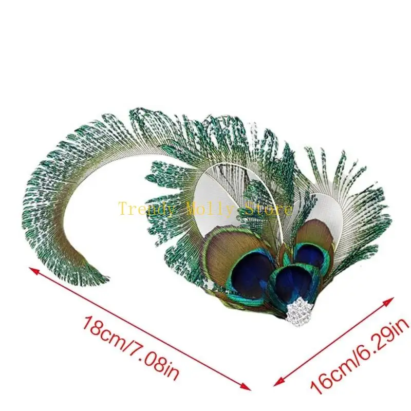 N5KB Teaparty Fascinator Hair Clip for Party Wedding Wedd