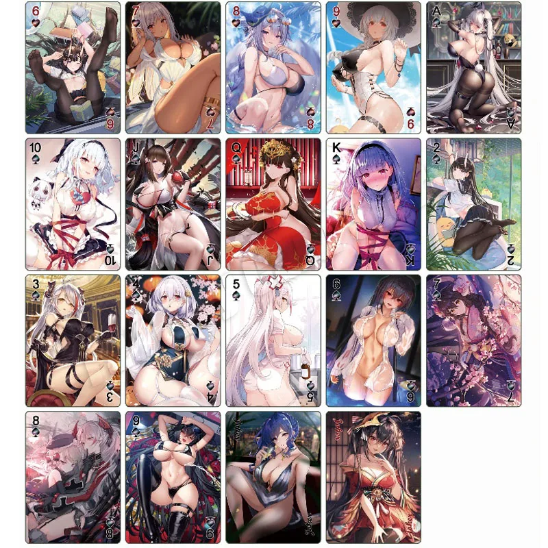 طبعة محدودة مثير فتاة بوكر بطاقات عالية تحصيل قيمة مثير بيكيني فتاة بطاقات البوكر إشعال العاطفة الطرف