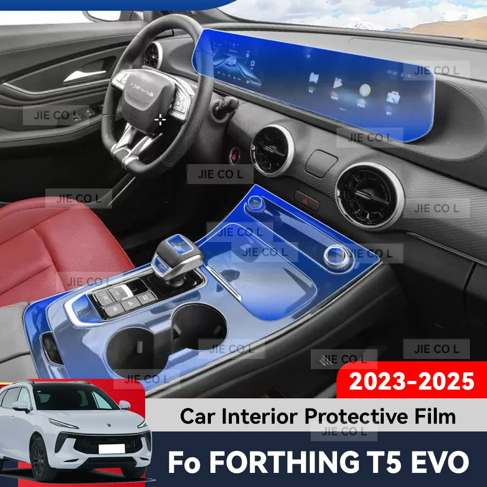 Auto Central Control TPU Navigation Anti Scratch Interior Protection Film Navigation For Forthing T5 EVO 2023-2025 Accessories