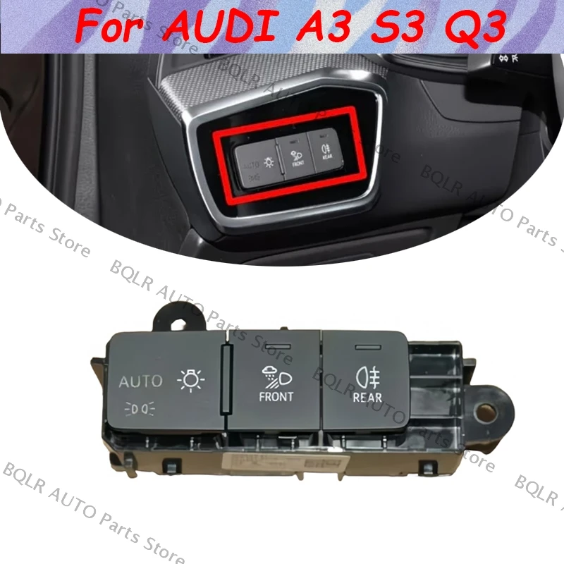 

Для AUDI A3 S3 Q3 4K1941501 4K1 941 501 A автомобильный переключатель управления фарами, кнопка переключателя лампы
