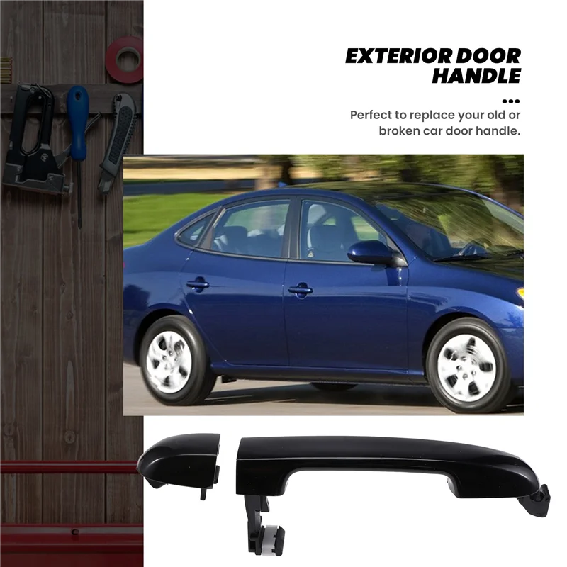 AY03-For Hyundai Elantra 2007-2012 مقبض الباب الخارجي الخارجي الأمامي الأيمن أو الخلفي 82651-2H000