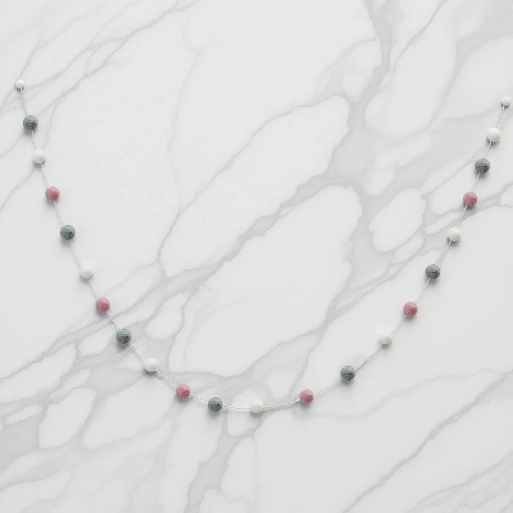 Guirnalda de 2 Metros con Pompones de Fieltro en Blanco, Gris y Rosa, Material de Felpa para Colgar en la Pared, Decoración de Fiestas, Habitación Infantil