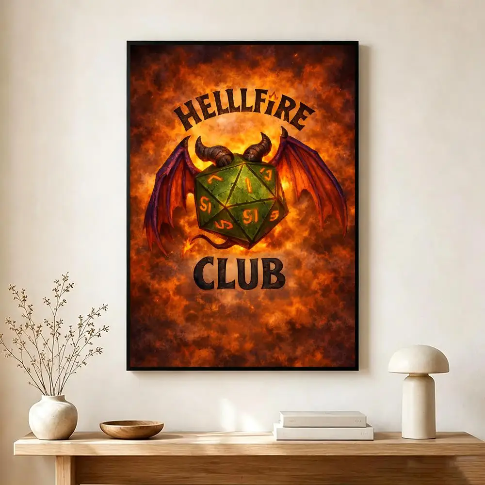 Fantasy Concept H-Hellfire Club Poster Modern Home Decoration Interior Design & Contemporary Wall Art Collection