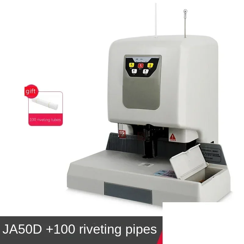 

Special Voucher Binding Automatic Office Accounting Files Hot Melt Riveting Tube Manual Electric Punch Machine
