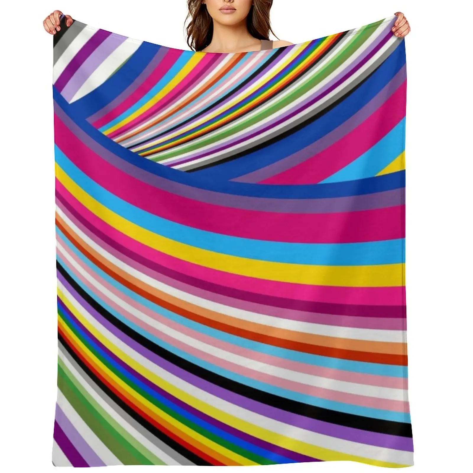 

Pride flags Throw Blanket blankets ands Custom Sofas Shaggy Blankets
