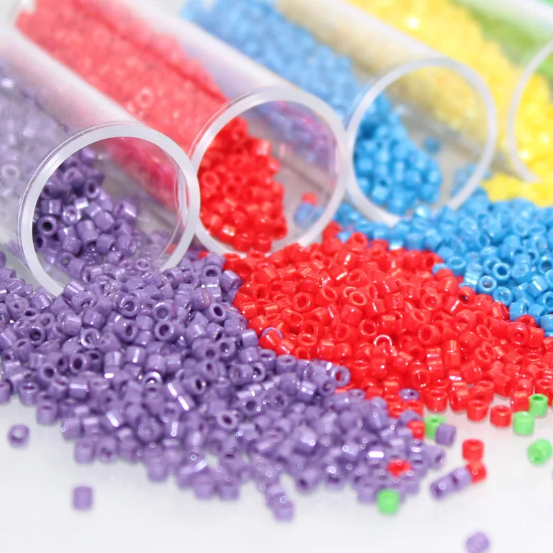 

2.0MM MKY Beads 10Grams/Tube Multiple Colors Japanese Glass Beads For DIY Needle Work Sewing Garment Accessories