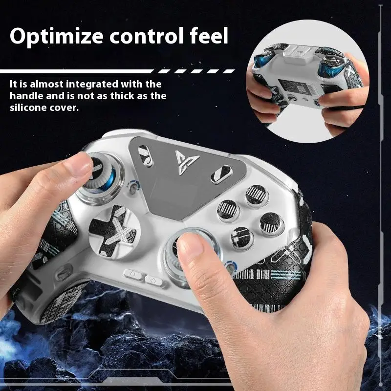 Anti-Rutsch-Aufkleber für Flydigi Vader 3 Pro Flydigi Vader 4 Pro Wireless Game Handle Gaming Griffknöpfe Rutschfestes Klebeband-Set