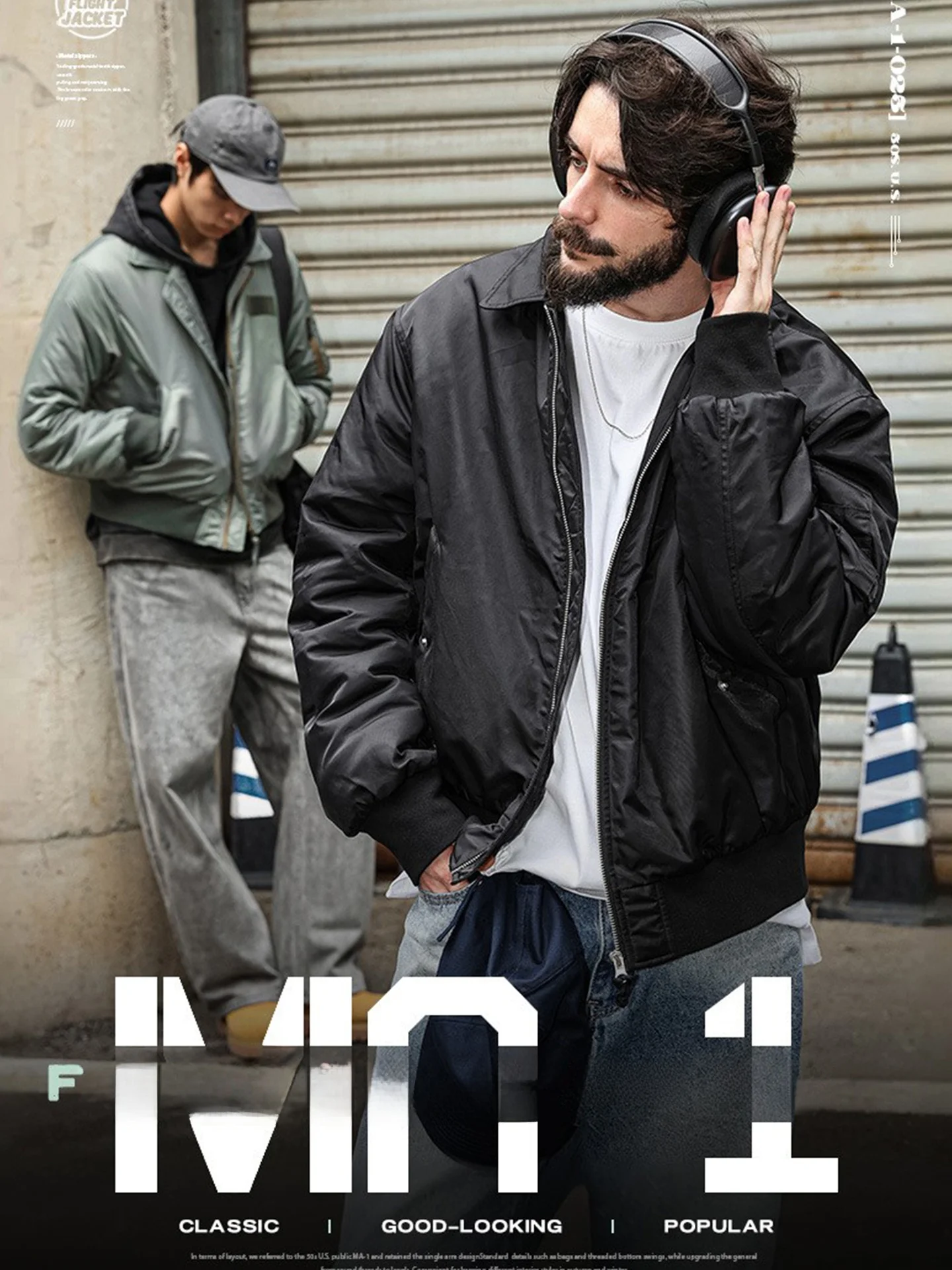 

Мужская утепленная куртка MRA MA Pilot из хлопка с коротким воротником, стеганая, для работы, модная, осенне-зимняя, на молнии, теплая, толстая