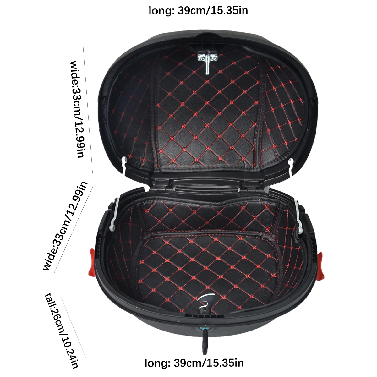 Bantalan bagasi sepeda motor universal, liner kotak ekor, lapisan bagasi, lembut dan nyaman, ukuran yang serasi