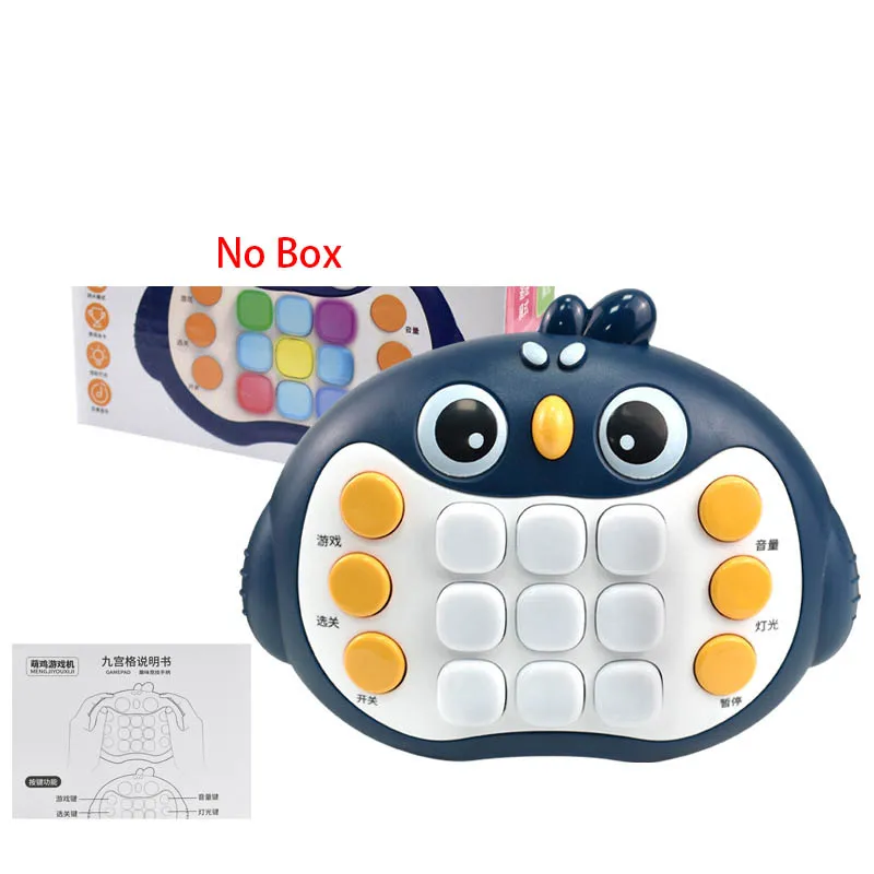 Nueva máquina de juego de pollo bonita de empuje de velocidad, máquina de juego Gopher para niños, juguetes para aliviar el estrés, rompecabezas, juguetes de ruptura de pensamiento de sonido