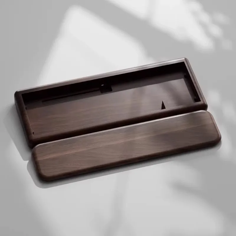 

KBDfans DUSK67 Механическая клавиатура из орехового дерева, проводная индивидуальная прокладка RGB с возможностью горячей замены, комплект офисной игровой клавиатуры с подставкой для рук