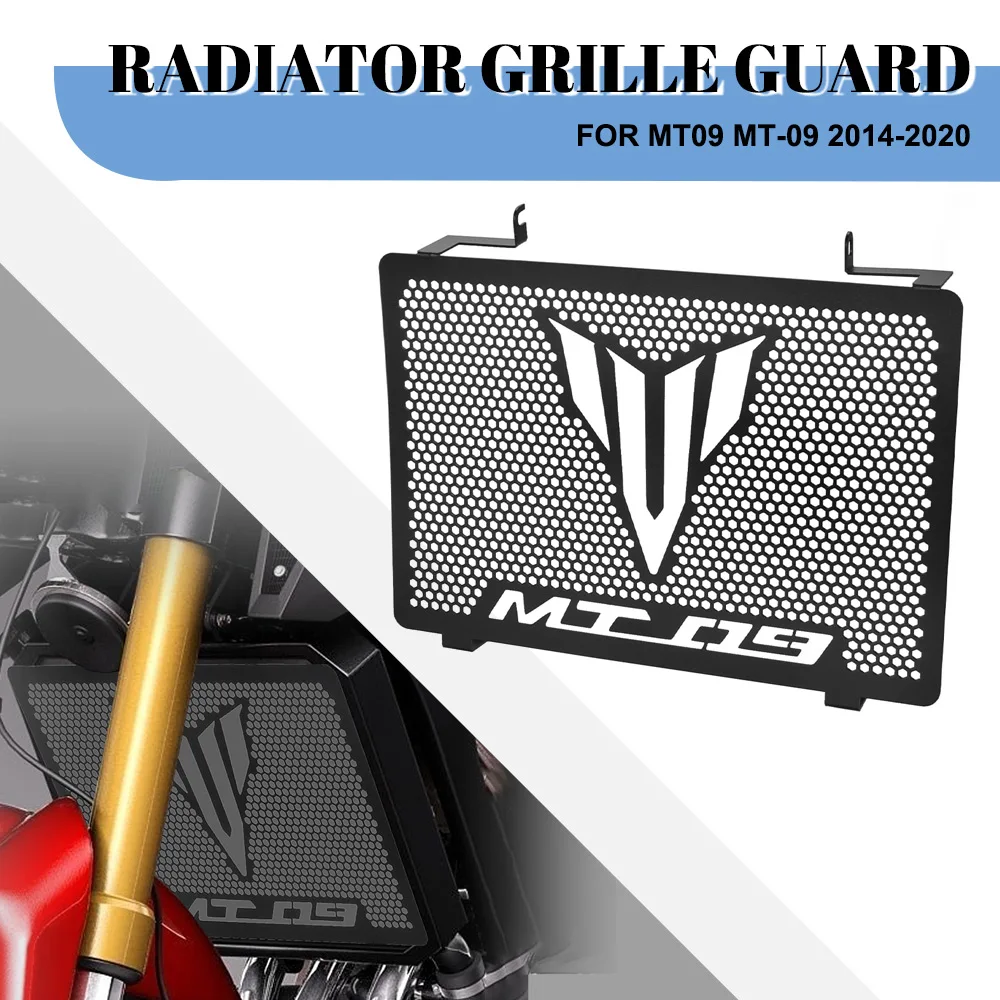 

Motorcycle Accessories Radiator Grille Guard Cover Protector FOR YAMAHA MT09 MT-09 MT 09 2014 2015 2016 2017 2018 2019 2020