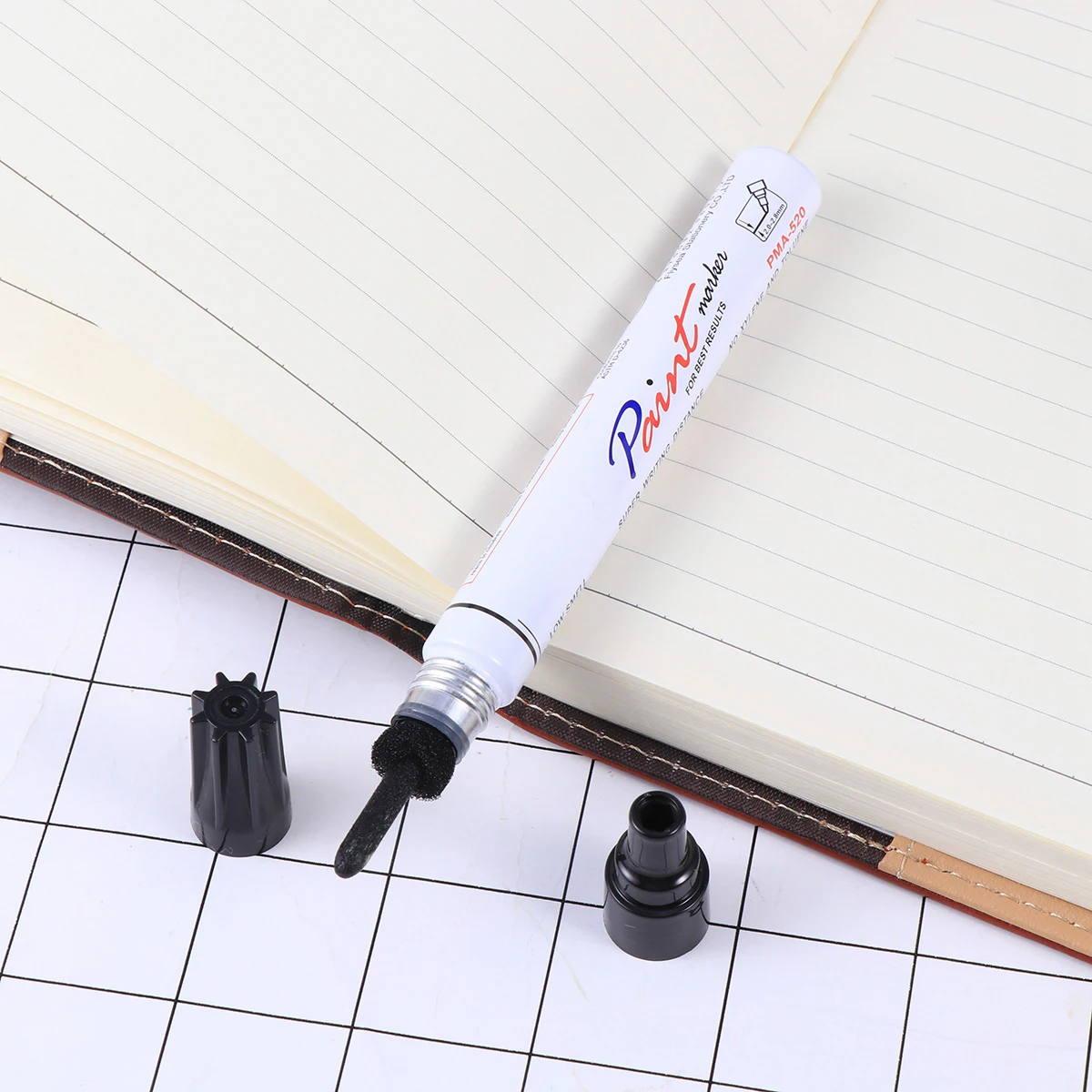 

6 PCS Paint Pen Fill Car Scratch Repair Tool Wood Coat Auto Black Exterior Accessories