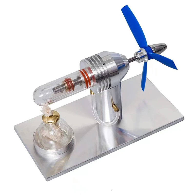 Stirling Fan Engine Model Physics Steam Engine Technology Science Experiment Power Generation Toy