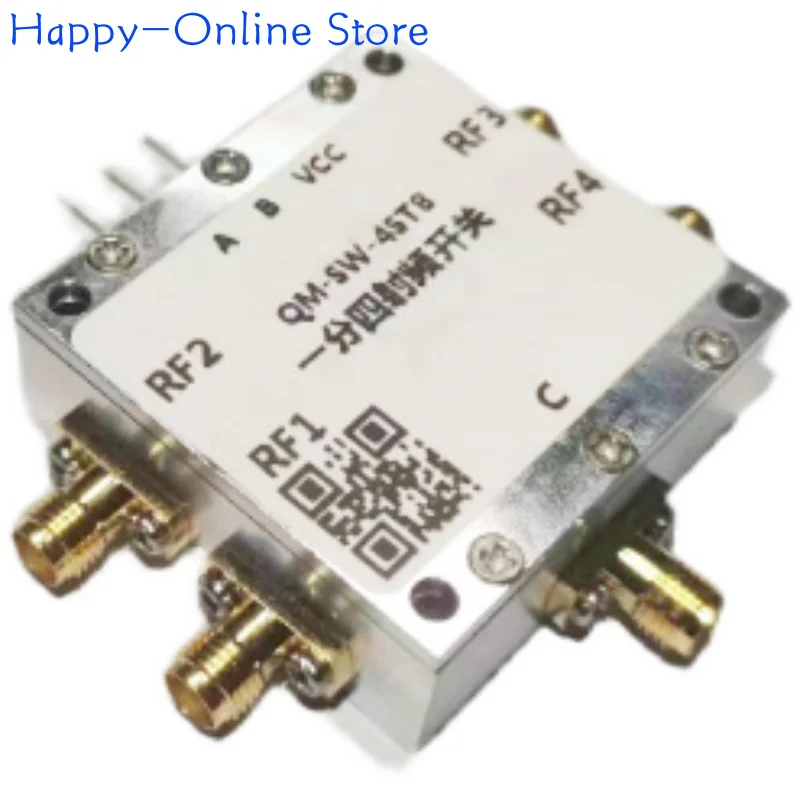 DC-8G Four-select One RF Switch SP4T Broadband RF Switch Broadband All Four-switch Route Selection Switch