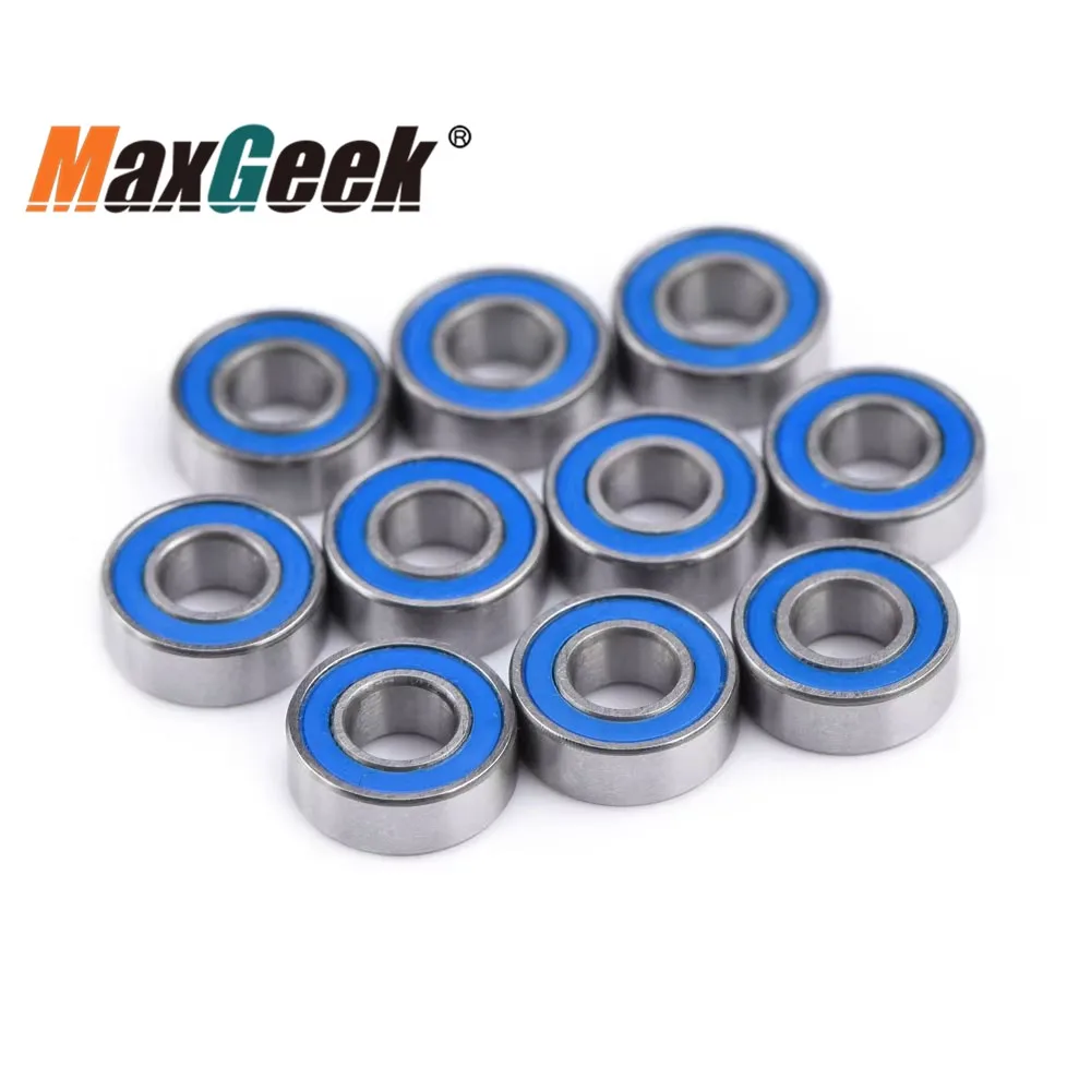 Maxgeek 10PCS MR115-2RS Motor-grade Ball Bearing High Quality Stainless Steel Bearing for CNC Processing