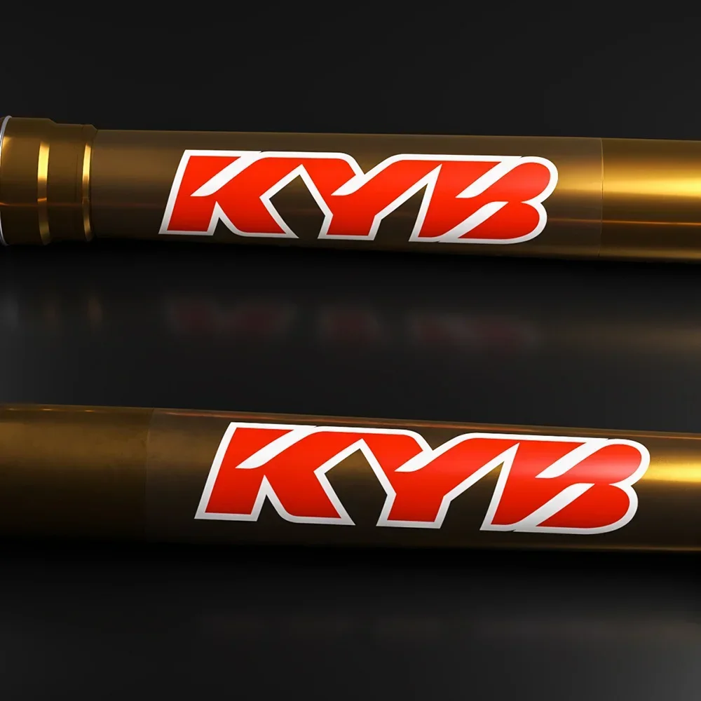 1SET KYB Suspension Logo Stickers Multi-color Waterproof Decals for Motorcycle Front Fork