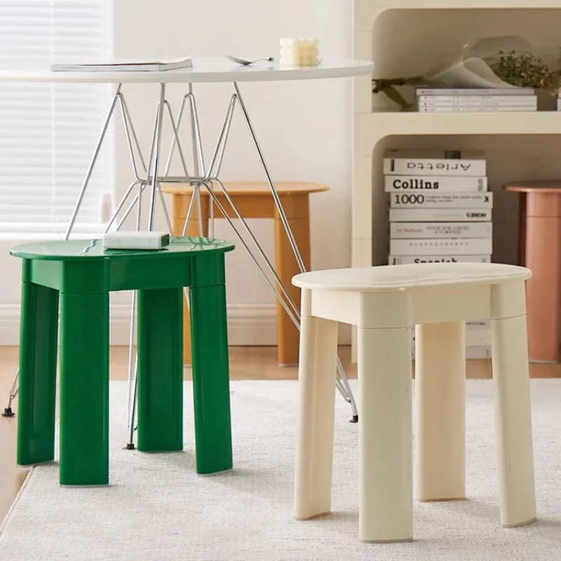 

Designer Stool Ottoman Nordic Home Living Room Modern Simple Low Stool Small Round Dressing Мебель Footrest Nordic Furniture