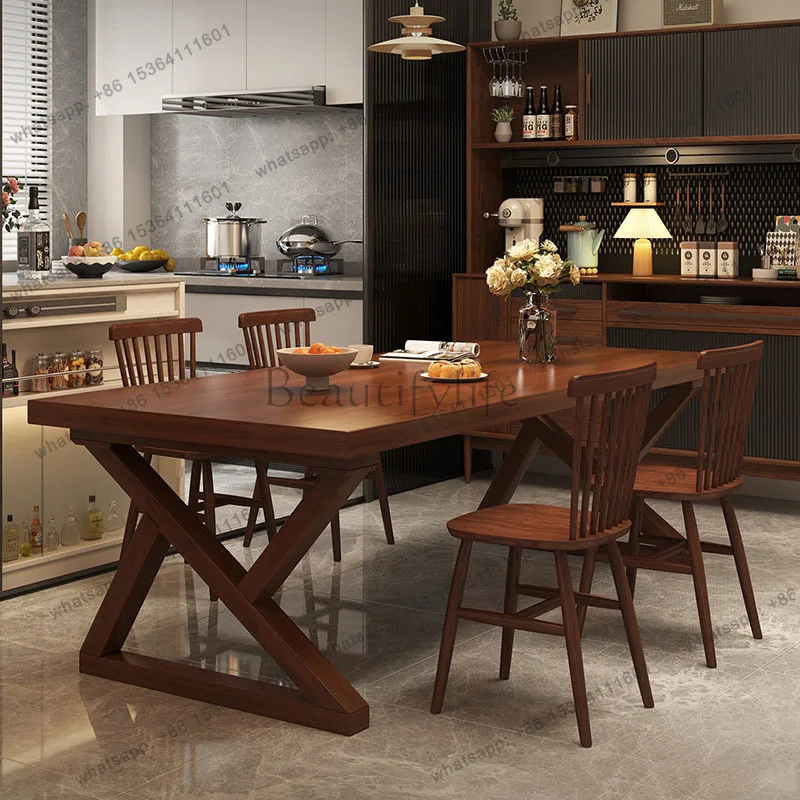 Coffee Restaurant Dining Table Kitchen Modern Wood Nordic Lounge Dining Table Writing Designer Mesas De Jantar Salon Furniture