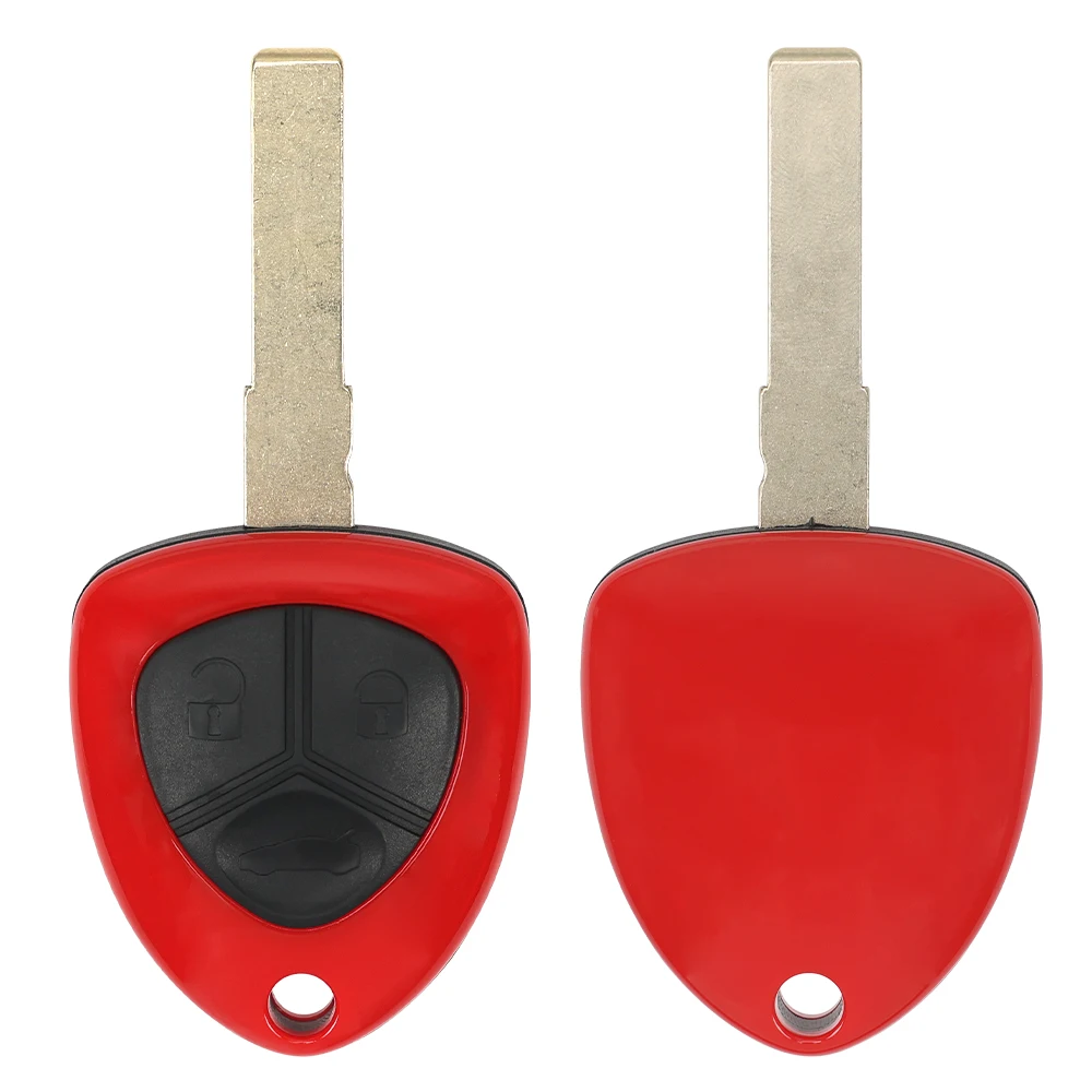 

LIXIANG High-Quality 3-Button Remote Key shell with Logo for Ferrari 458 Flat Blade car Remote key body shell replacement