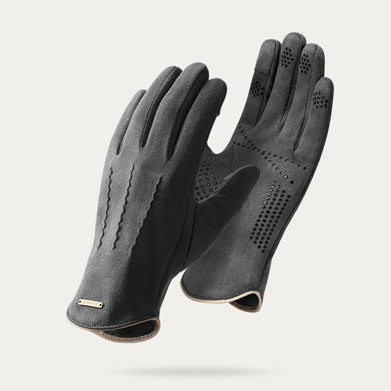 

Motorcycle Gloves Outdoor Sports Full Finger driving Riding Protective Armor Leather Glove Scooter Motorbike Accessories 3 Color