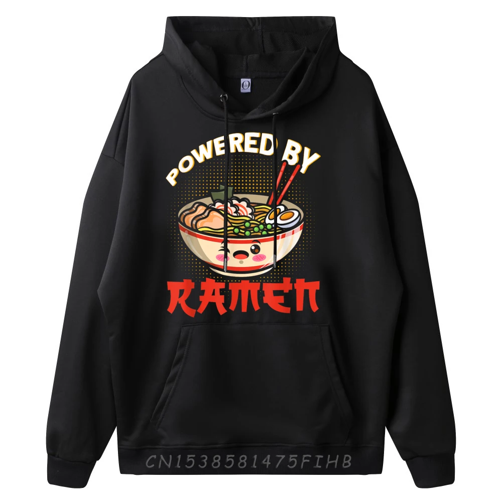 Powered By Ramen Japanese Soup Cup Chopsticks Noodle Designer Hoodie Men Men's Clothing Tops & Tees Luxury