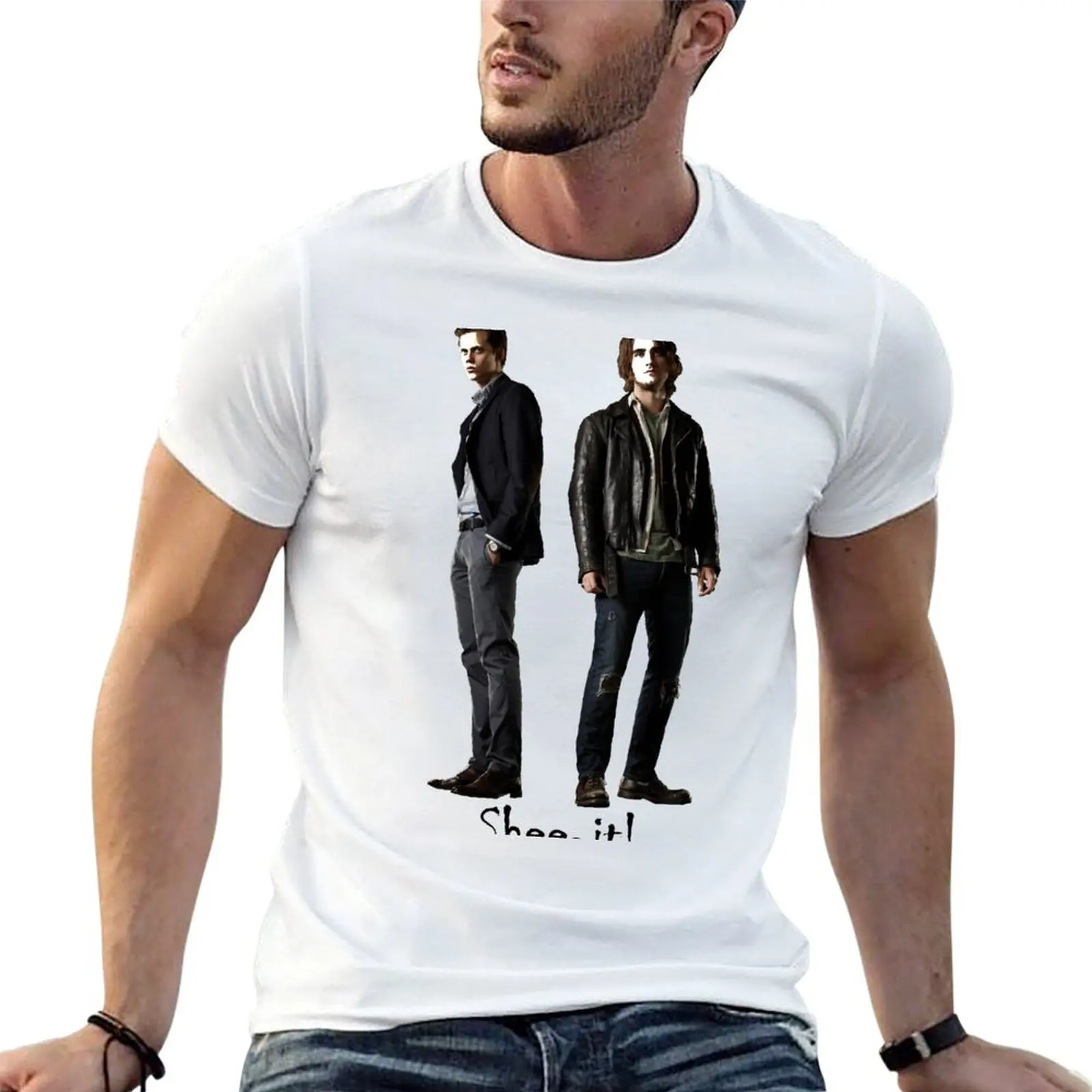 Roman & Peter Shee-it! T-Shirt cotton t shirts high quality man t shirt designer man t shirt cotton T-shirt