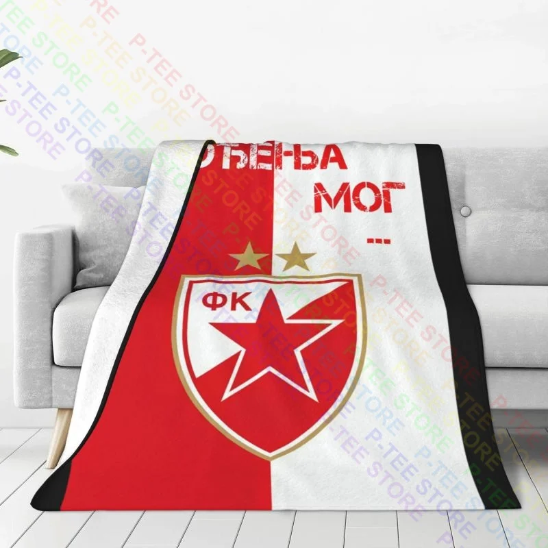 Maglia Meme Fan Stella Rossa Belgrado Serbia Crvena Zvezda Blanket Soft All Season Skin Friendly