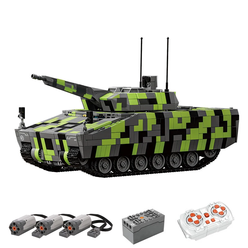 

IN STOCK Military KF41 Lynx Infantry Fighting Vehicle Building Blocks Model RC Tank Bricks Toys for Children birthday Gift Set