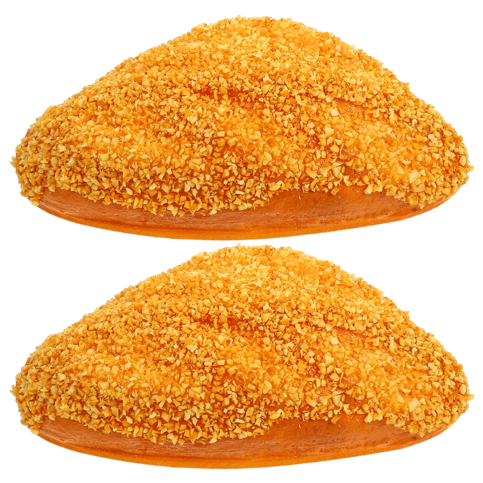 2 pçs pais artificiais realistas falso pão francês padaria prop cozinha decoração exibição de alimentos simulação pão fingir jogar