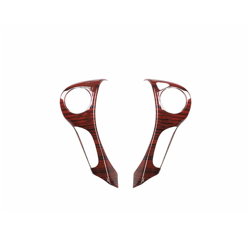 

Wood Grain Car Interior Styling Steering Wheel Panel Sticker Cover for Honda Accord 2014 2015 2016 Moulding Trim