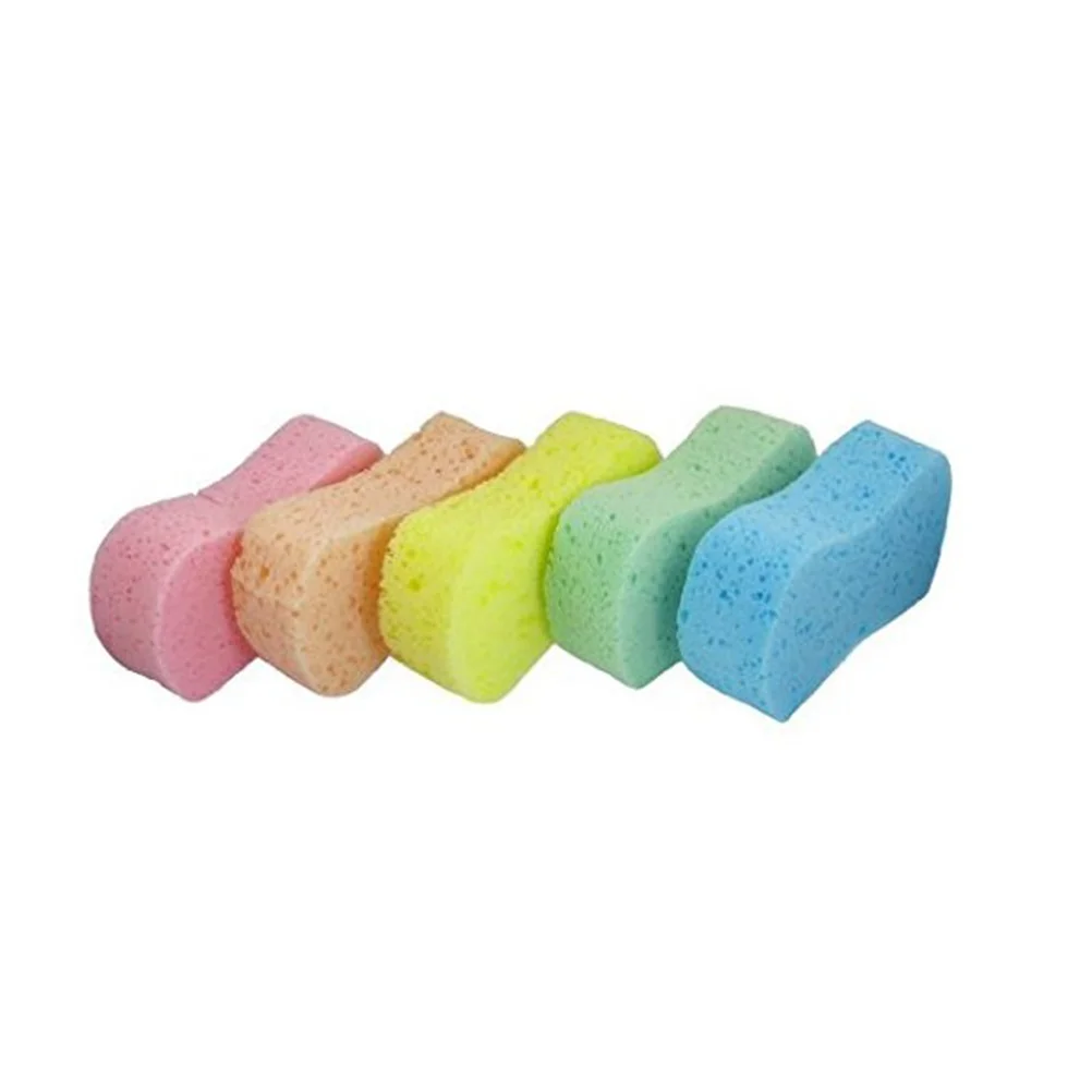 5 Pcs Cleaning Supplies Car Sponge Bone Design Wash High Density Sponges Porous