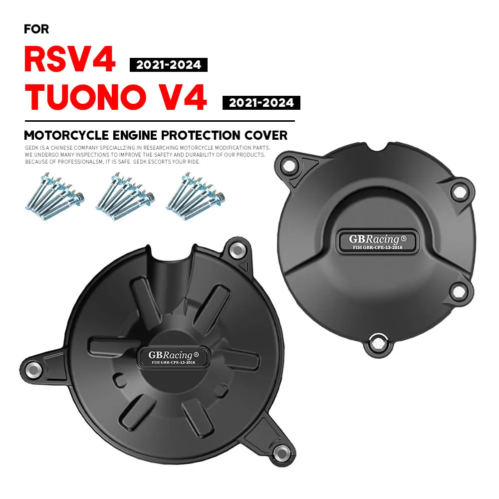 

GB Racing Engine Cover RSV4 TUONO V4 2021~2024 For APRILIA RS V4 Motorcycle Alternator Clutch Protection Cover Accessories