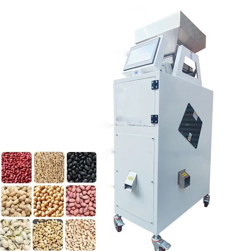 Mini Color Sorting Machine Stone Wheat Coffee  Peanut Blueberry Garlic Color Selector Soybean Granule Color Sorter Machine