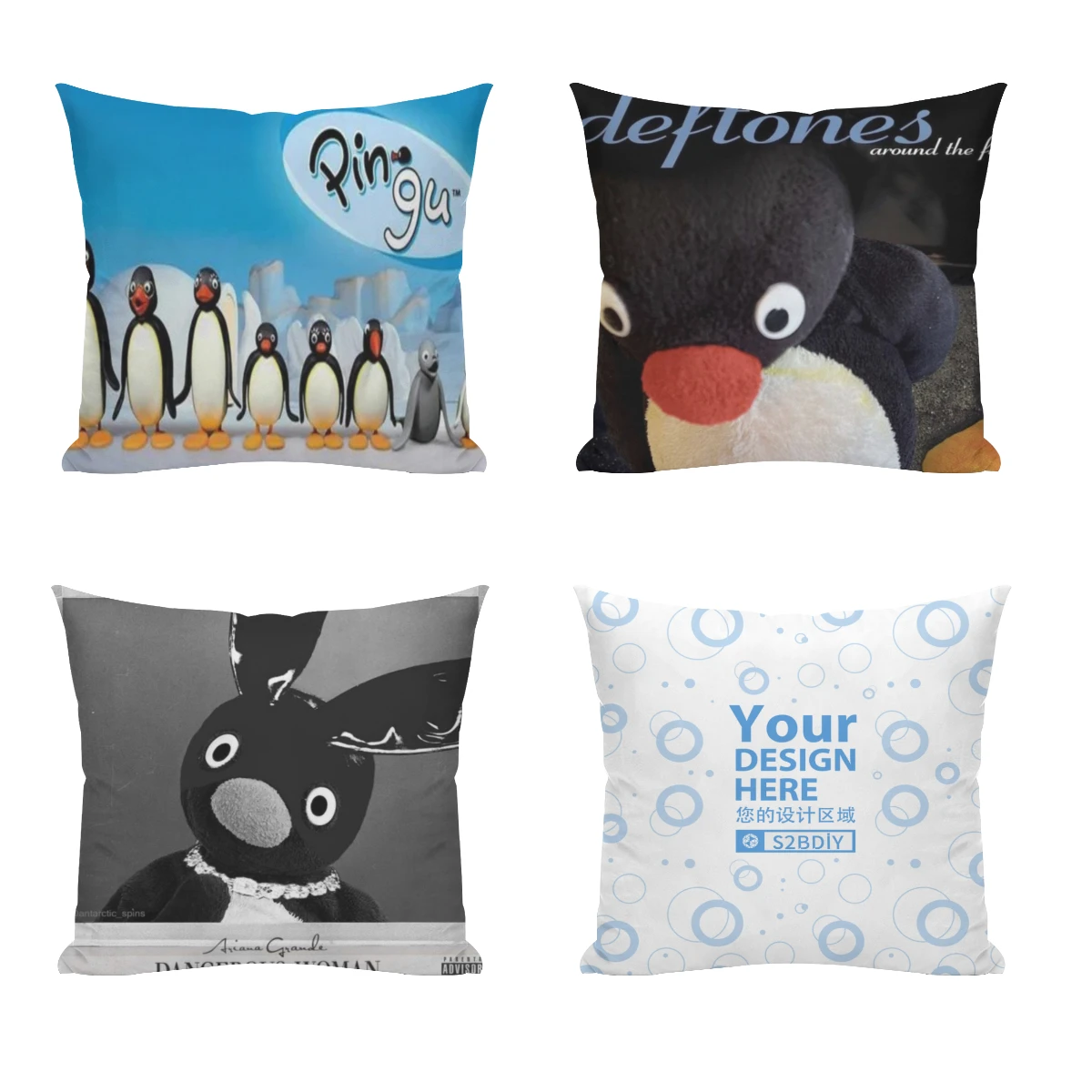 

Pingu Pinga Penguin Pillowcase Cushions Cover Cushions Home Decoration Pillows For Sofa