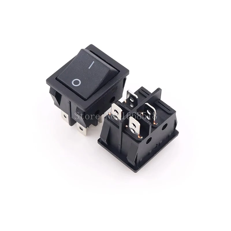 KCD4 AC 30A 250V Rocker Switch 25x31mm ON-OFF 2 Position 4/6 Pins With Light Power Switch