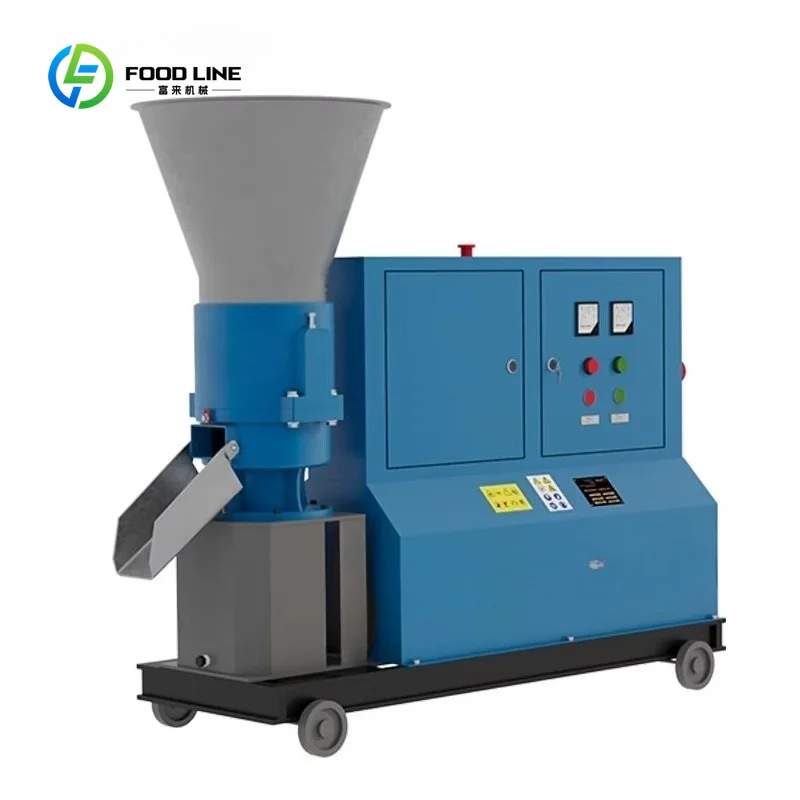 Customized Semi-Automatic Poultry Feed Pellet Mill Machine 200kg/h Capacity 2-12mm Pellet Diameter