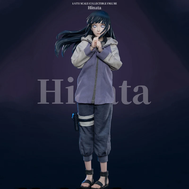 Naruto hyūga hinata 1/6 escala figuras de ação genuíno foguete brinquedos ROC-006 original modelo colecionável boneca estatueta ornamento presente