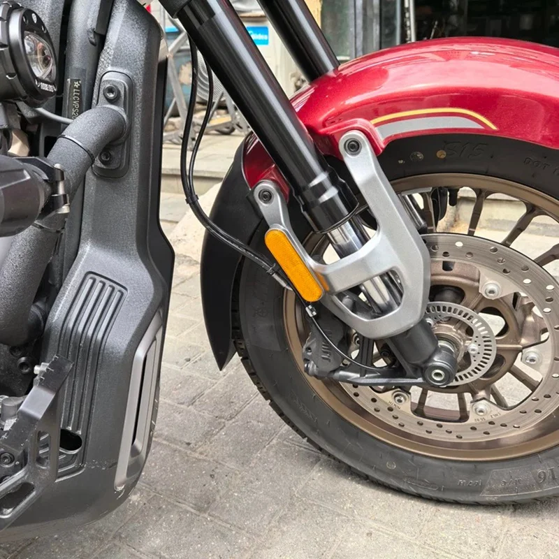 

Motorcycle Front Mudguard Wheel Hugger Splash Guard Extended for VOGE CU625