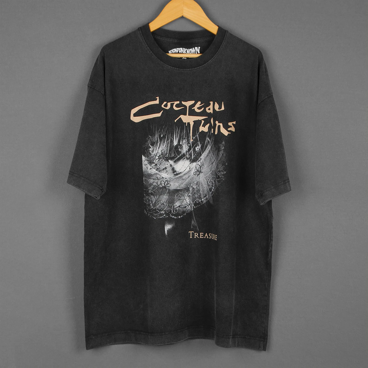 Cocteau Twins T-Shirt Treasure 4Ad  Robin Guthrie Elizabeth Frazer This Mortal Coil Washed Long Sleeves Cotton Tee Shirt Clothes