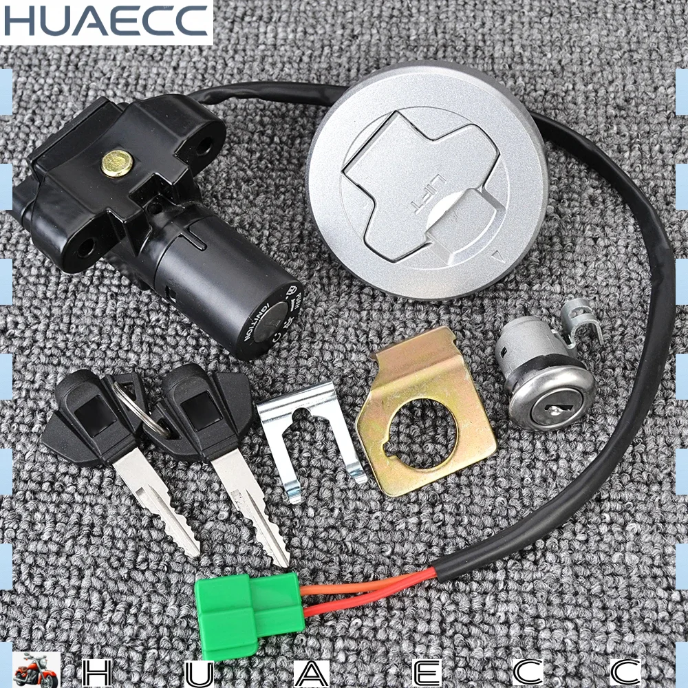 For Suzuki GIXXER155 GSX150F GSX150 DEA DZA 2016 2017 2018 37000-34830-000 Fuel Gas Cap Ignition Switch Seat Lock with Key Kit 